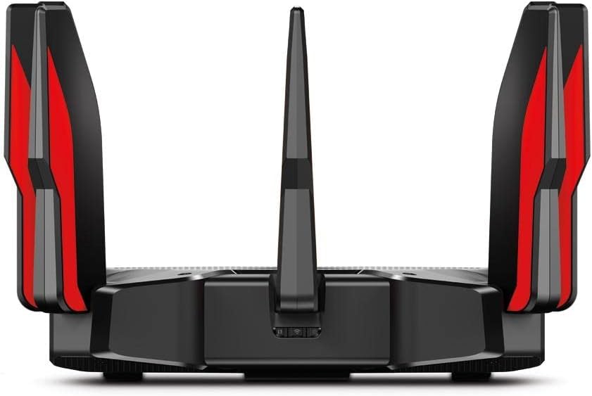 TP-Link AC5400 Tri Band WiFi Gaming Router(Archer C5400X) – MU-MIMO Wireless Router, 1.8GHz Quad-Core 64-bit CPU, Game First Priority, Link Aggregation, 16GB Storage, Airtime Fairness