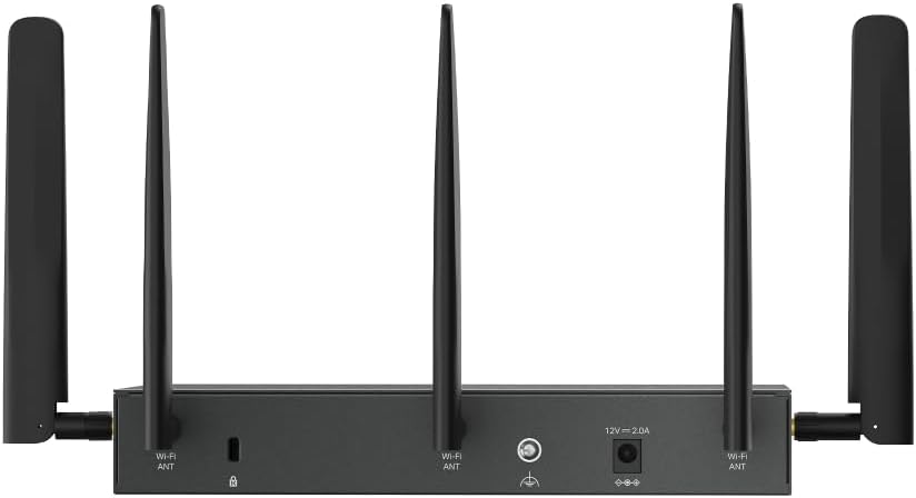 TP-Link ER706W-4G Omada 4G+ Cat6 AX3000 Gigabit VPN Gateway Router | Wi-Fi 6 AX3000 Dual Band with LTE | Supports Omada Mesh | Easy Set-up