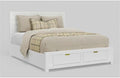 Alpine Furniture Carmel Queen Storage Bed, White