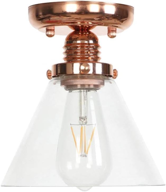 Slope Glass Rose Gold Ceiling Lights Lamparas De Techo Lustre Luminaria Abajur Home Ceiling Lamp Indoor Chandelier,