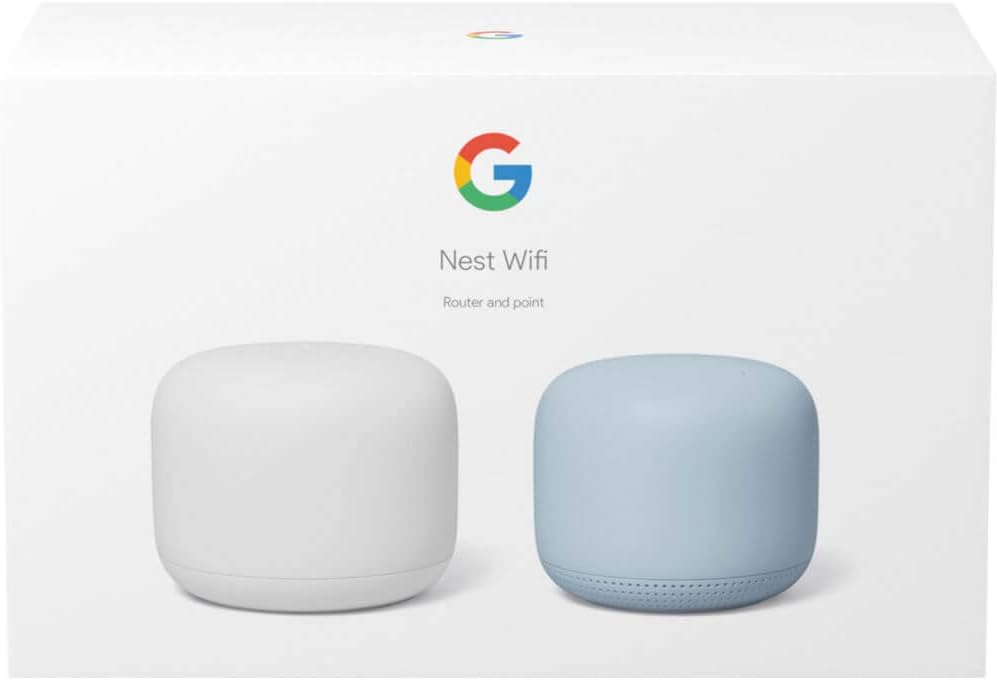 Google Nest GA01426US Nest Dual-Band Wi-Fi System - Mist