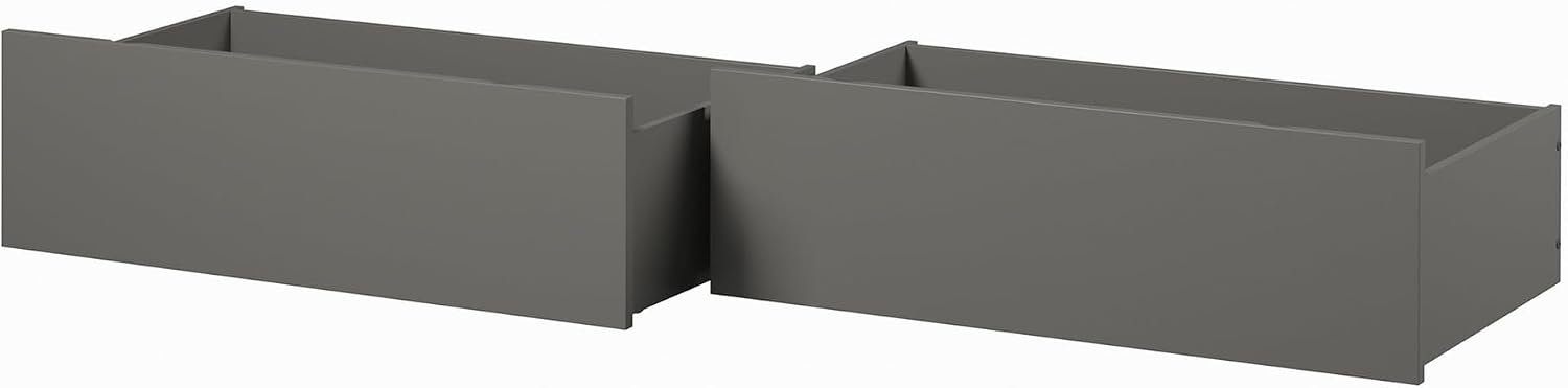 AFI Queen/King/Twin XL Under Bed Storage Drawers (Set of 2), Grey