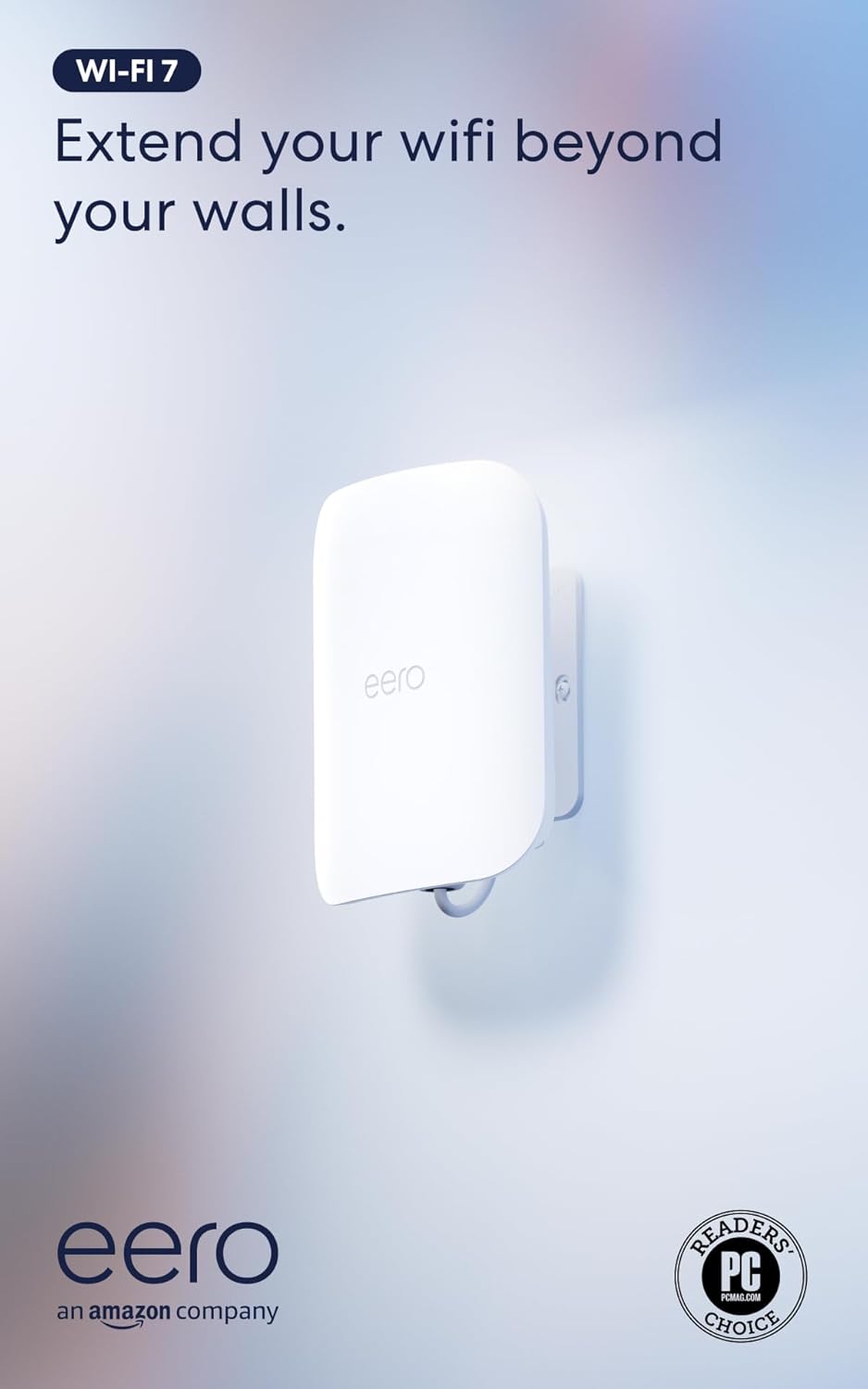 Amazon eero Outdoor 7 PoE mesh wifi router, Weatherproof rating of IP66, Coverage up to 15,000 sq. ft. outdoors, AC power adapter not included, 1-pack