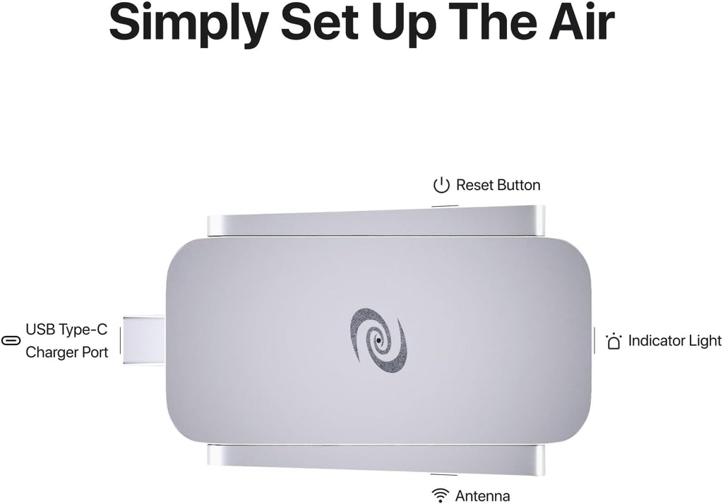 Deeper Connect Air(2026 Version) Pocket-Sized Wireless Travel VPN Router Portable Wireguard OpenVPN DPN WiFi Router