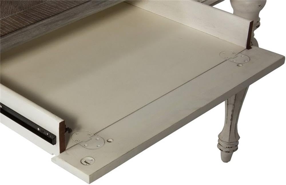 Liberty Furniture Industries Magnolia Manor Writing Desk, White