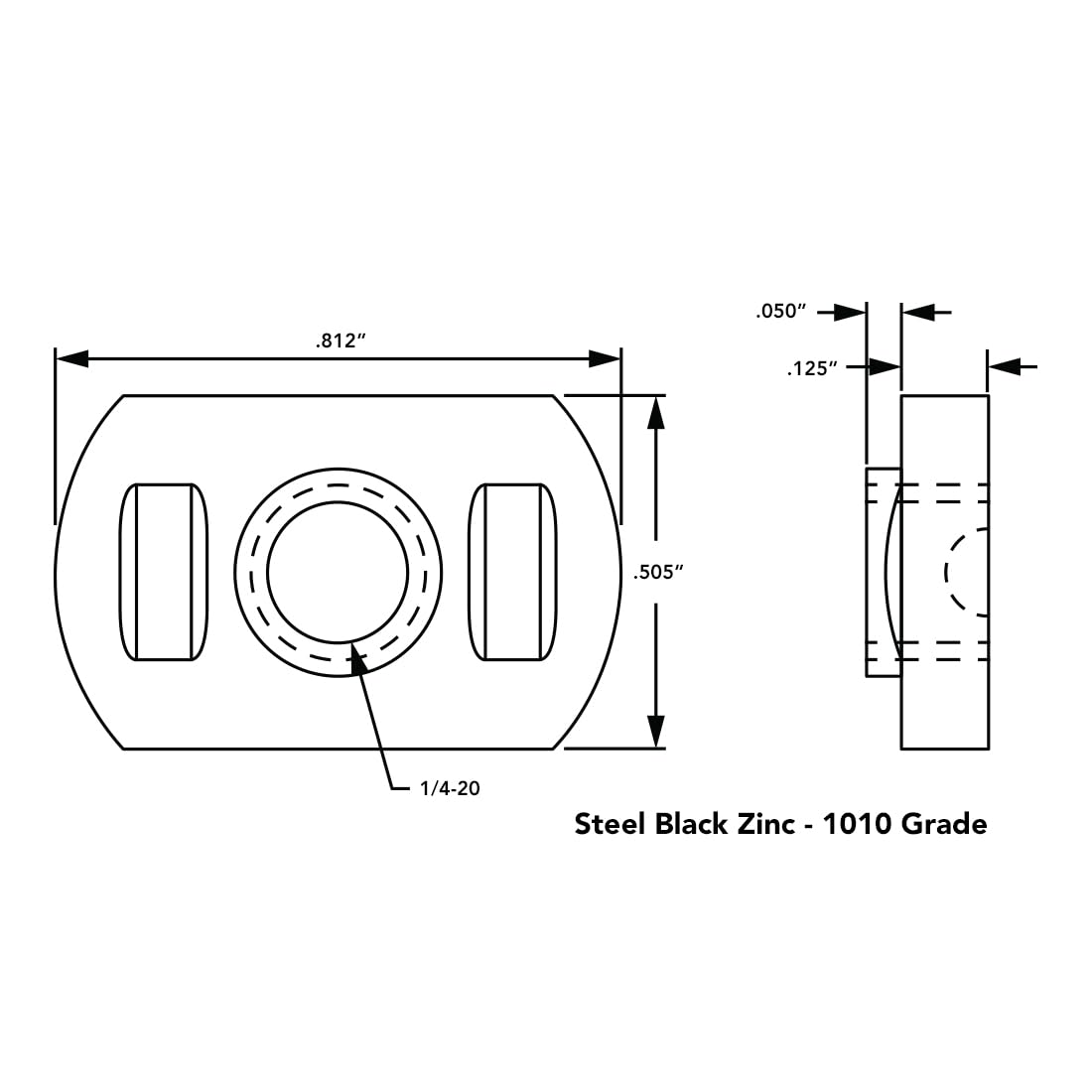 8020, 3286, 15 Series Steel 1/4-20 Centered Slide in Economy T Nuts Hardware Nuts for 80/20 1.5' Aluminum Extrusions (500 Pack)