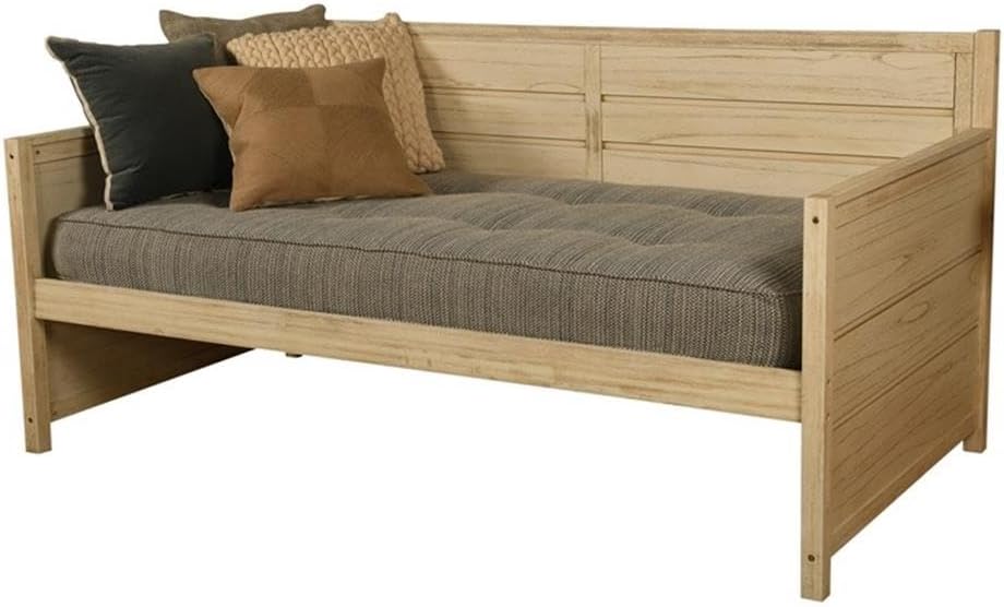 Kodiak Furniture Marisa Twin-Size Wood Daybed Frame in White-Mattress Not Included