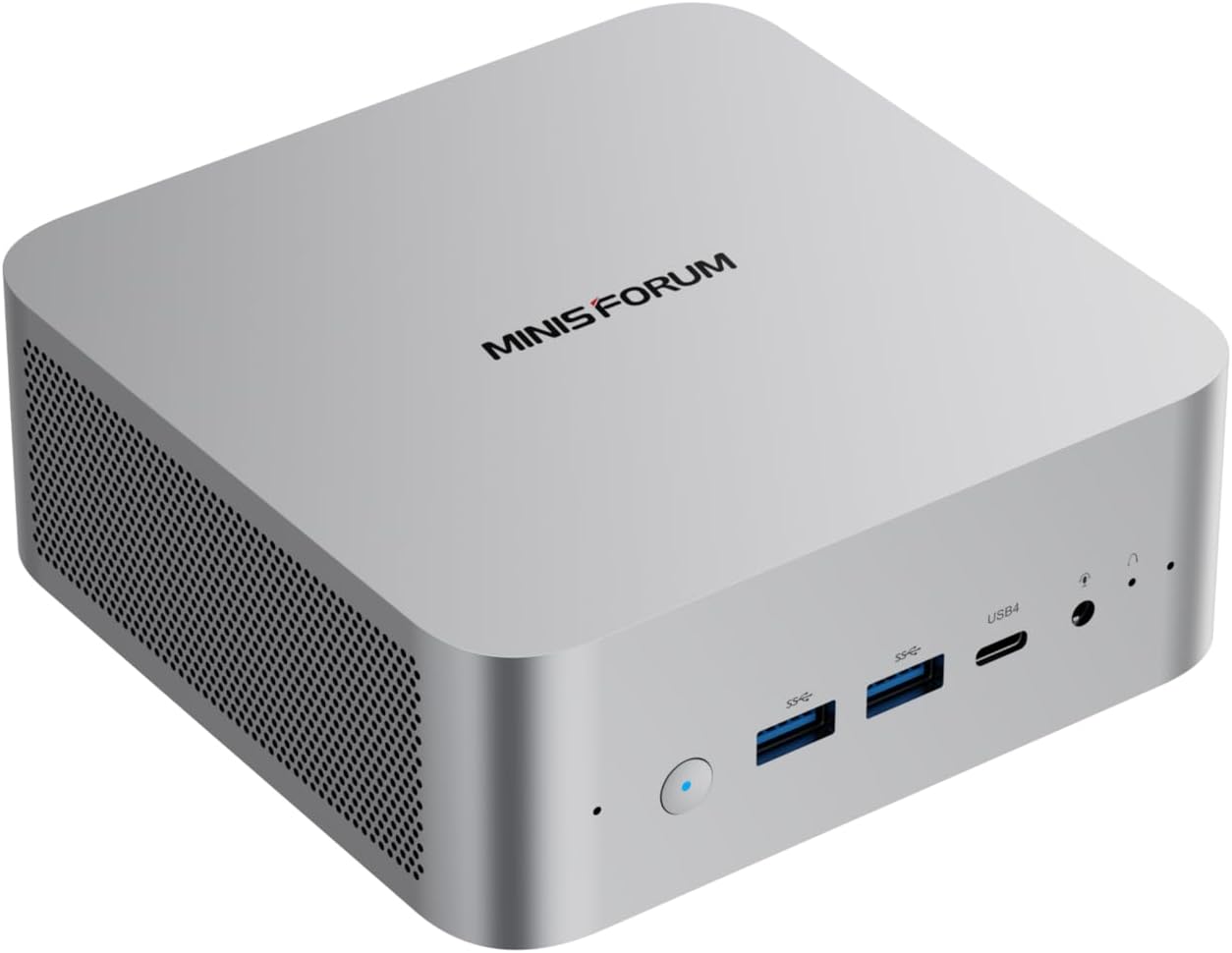 MINISFORUM X1-255 Mini PC AMD Ryzen 7 255(8C/16T) 32GB DDR5 512GB SSD Desktop Computer, HDMI2.1|DP2.0|2xUSB4 Video Output, 1x Oculink Port, 2.5G RJ45 Port/WiFi7/BT5.4, Radeon Graphics Micro PC