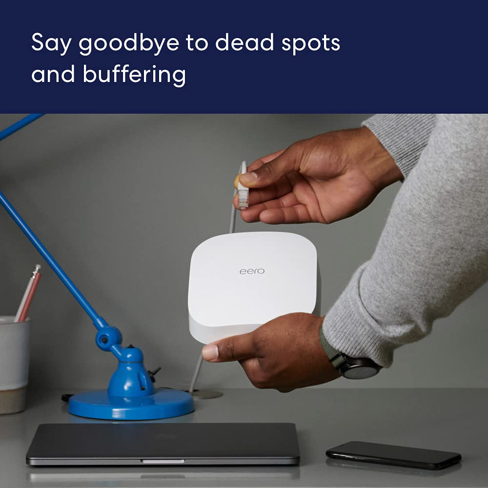 Like-New Amazon eero Pro 6 tri-band mesh Wi-Fi 6 router with built-in Zigbee smart home hub