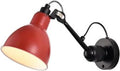 Wall Sconces, Nordic Modern Wall Lamp Beside Bedroom Study Living Room Ajustable Mechanical Arm Light LED Wandlamp Luminaria Sconce(Red)