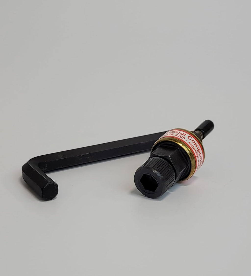 C845-2520 (1/4-20 Thread, Manual Wrench Tool to Install Rivet Nut, Rivnuts, Nut Inserts, Cross Nuts)