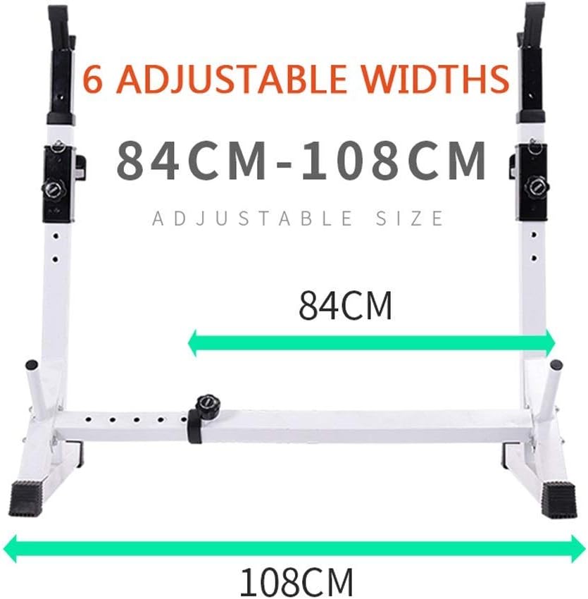 Dip Stands Bench Press Squat Rack Adjustable Weight Bench Squat Rack Barbell Set Fitness Equipment Bracket Men's Bell Rack Home Fitness Equipment Dumbbell Stool,
