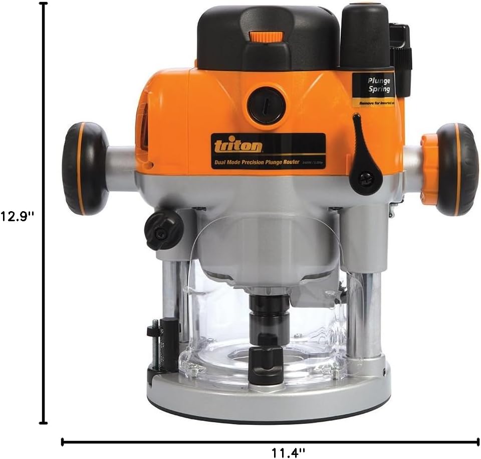 Triton TRA001 3-1/4 HP Dual Mode Precision Plunge Router