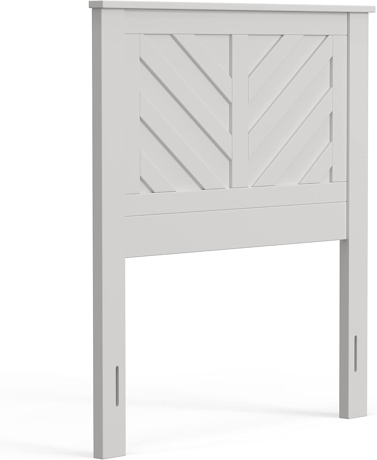 Glenwillow Home LaFerme Wood Panel Headboard in White - Twin Size