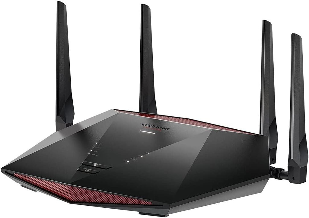 NETGEAR Nighthawk Pro Gaming 6-Stream WiFi 6 Router (XR1000) - Security Features, AX5400 Wireless Speed (up to 5.4Gbps), DumaOS 3.0 Optimizes Lag-Free Server Connections, 4 x 1G Ethernet Ports