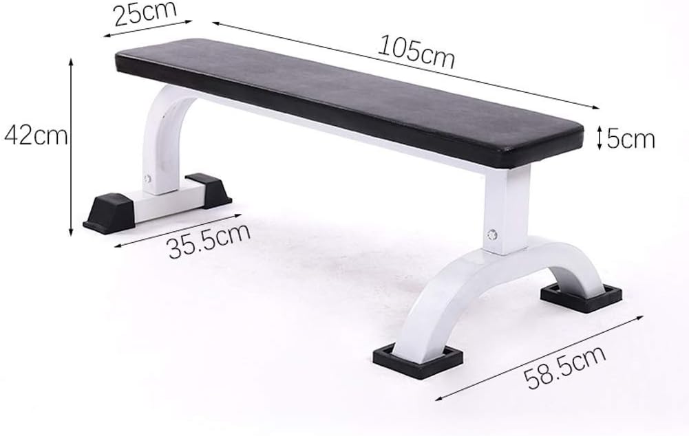 Dip Stands Bench Press Squat Rack Adjustable Weight Bench Squat Rack Barbell Set Fitness Equipment Bracket Men's Bell Rack Home Fitness Equipment Dumbbell Stool,White-1