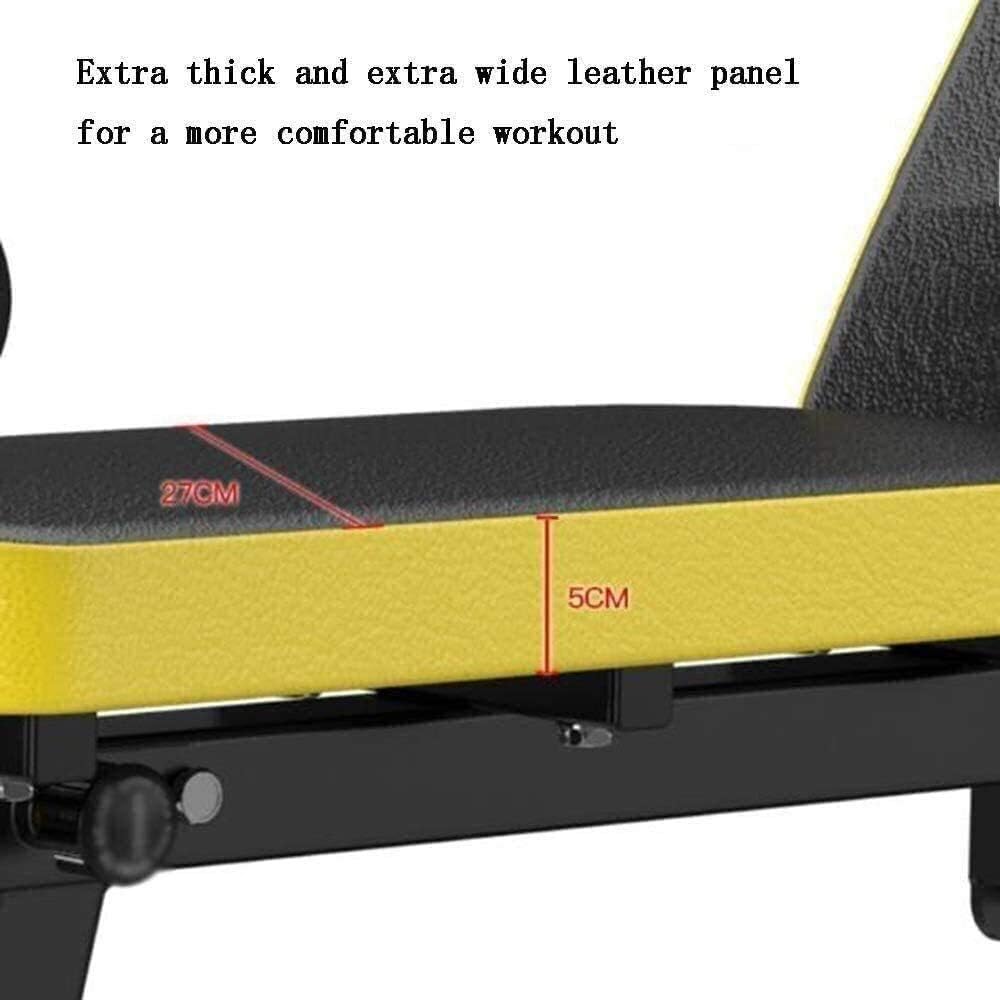 Weight Bench Home Gym Benches Dumbbell Bench Weight Bench, Ab Bench Rack Set Fitness,Foldable Sit Up Bench - Adjustable Weight Bench, Mediate Sit Ups Fitness Bench F,St
