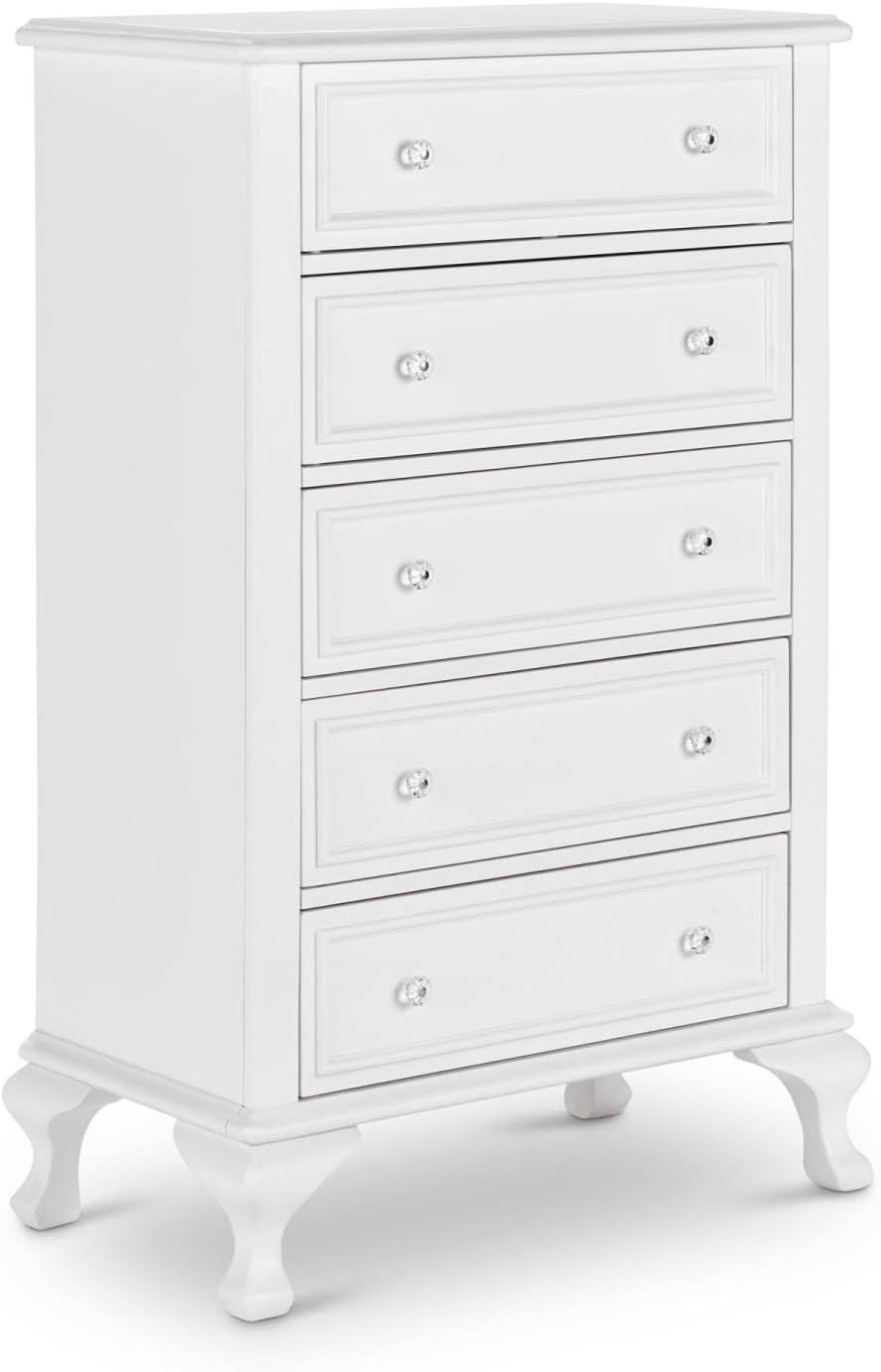 Picket House Furnishings Jenna 5 Piece Full Kids Bedroom Set in White