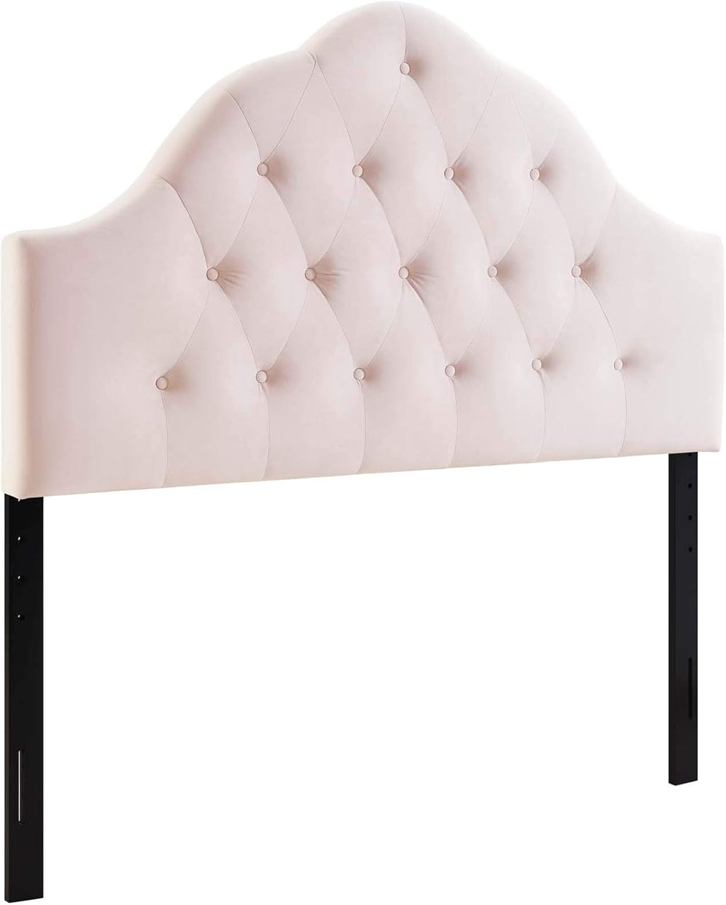 Modway Sovereign Twin Diamond Tufted Performance Velvet Headboard, Pink