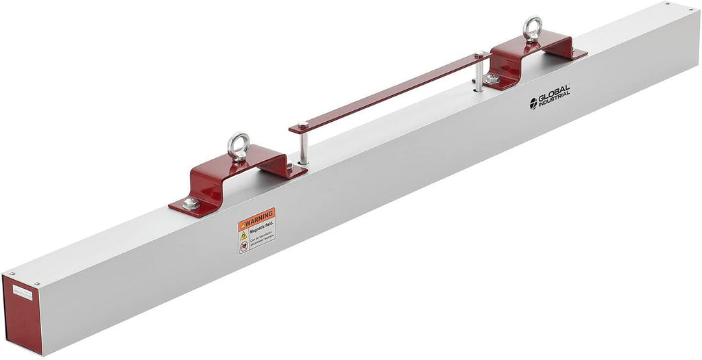 Global Industrial 60'W Hang-Type Magnetic Sweeper With Forklift Hanger
