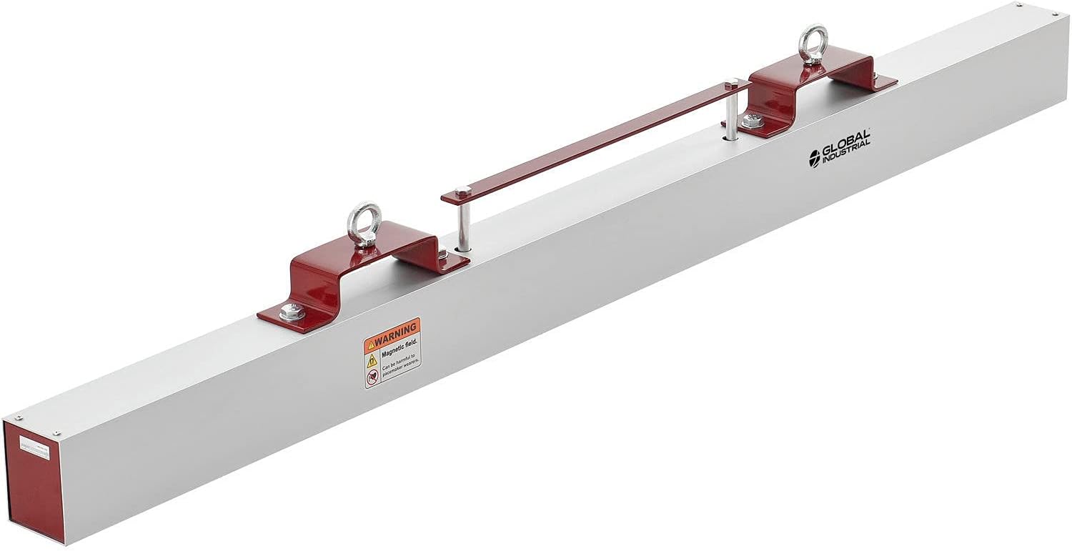 Global Industrial 60'W Hang-Type Magnetic Sweeper With Forklift Hanger