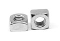 1/4'-20 Coarse Thread Grade 2 Regular Square Nut Low Carbon Steel Zinc Plated Pk 2500