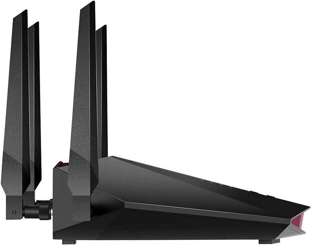 NETGEAR Nighthawk Pro Gaming 6-Stream WiFi 6 Router (XR1000) - Security Features, AX5400 Wireless Speed (up to 5.4Gbps), DumaOS 3.0 Optimizes Lag-Free Server Connections, 4 x 1G Ethernet Ports