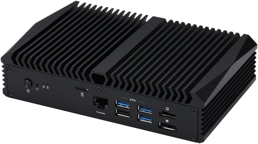 Qotom Router Q10922H6 Processor N100,6M Cache 8G DDR5 RAM 128G M.2 SSD -4x2.5 Gigabit LAN,2x10 Gigabit LAN,Used As A Router/Firewall/Proxy 24/7