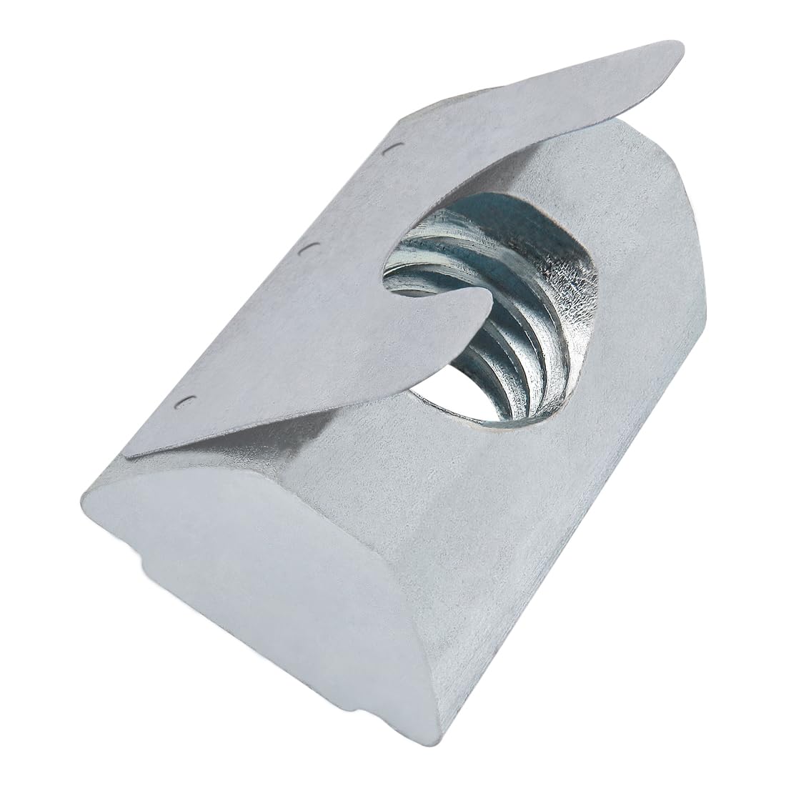 8020, 13041, 15 and 40 Series 5/16-18 Self Aligning Steel Roll in T-Nut with Spring Leaf - T Slot T-Slotted Accessories for 1.5' or 40mm 80/20 Aluminum Extrusion - Hardware Nuts (100 Pack)