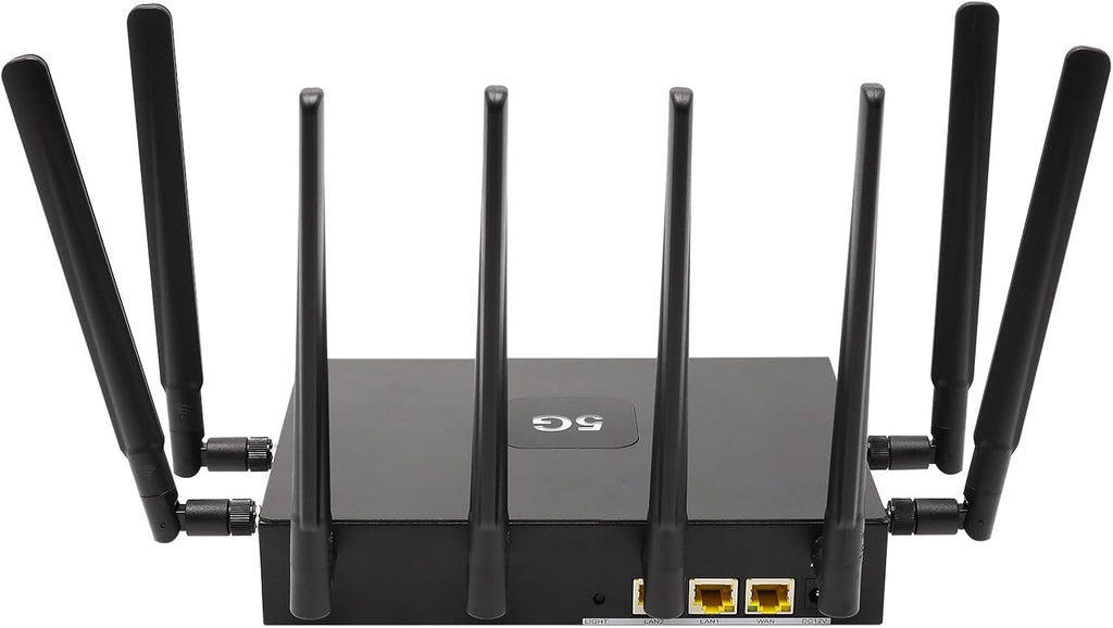 5G SIM Card Router CPE, WiFi 6 5G Modem Dual Band NSA SA with SIM Card Slot for Smarthome Office Indoor High Speeed Wireless Router