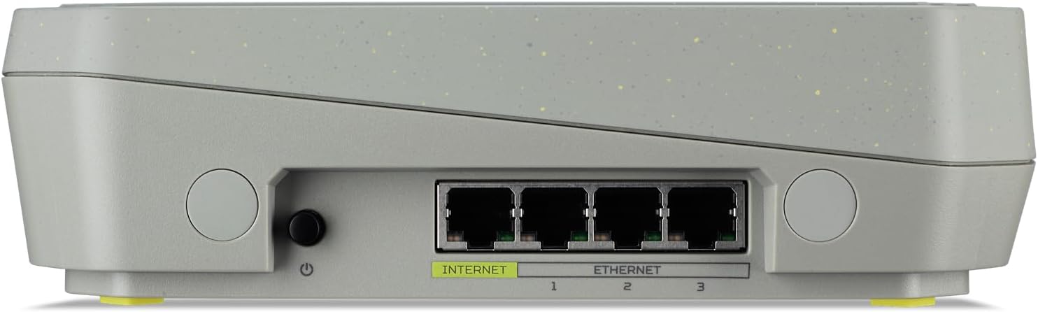 Acer Connect Vero W6m Wi-Fi 6E Mesh Router | Tri Band AXE7800 (2.4GHz/5GHz/6GHz) | Gigabit Speed (Up to 7.8Gbps) | Optimized Connectivity for PC or Console | 30% Post-Consumer Recycled