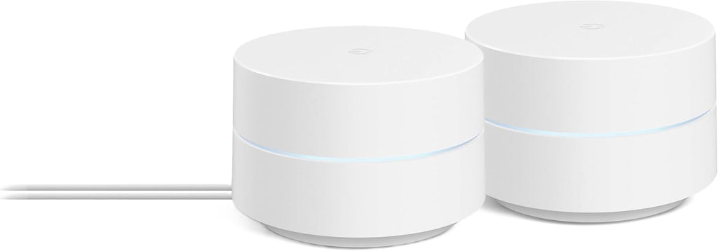 Google WiFi - AC1200 - Mesh WiFi System - WiFi Router - 3000 Sq Ft Coverage - 2 Pack