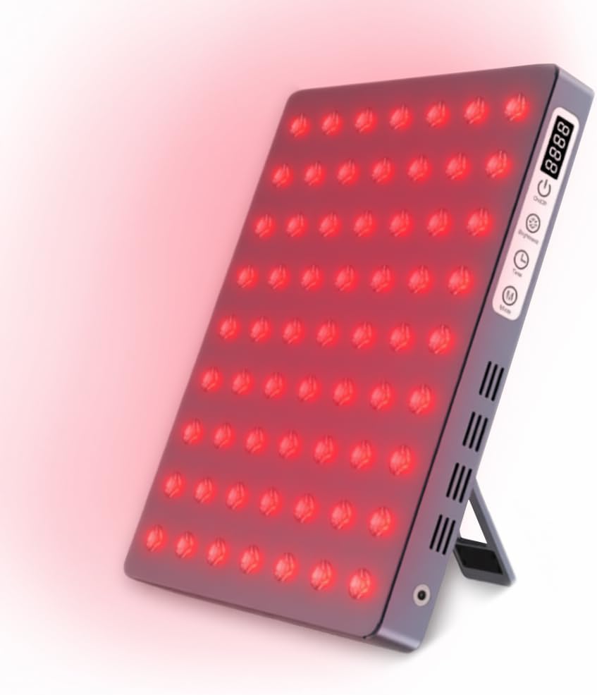 Fringe Red Light Panel, Has Both Red Light 660nm and Infrared Light 850nm, 360 LED Lights, Sports Recovery (Therapy Panel 189W) Ideal for Pain Relief, Sleep and Energy Recovery
