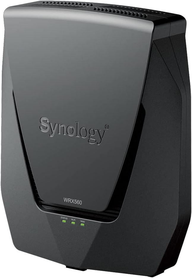 Synology WRX560 - Dual-Band Wi-Fi 6 Router, 2.5Gbps Ethernet, VLAN segmentation, Multiple SSIDs, parental controls, Threat Prevention, VPN (US Version)