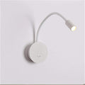 Wall Lamp Light Headboard Reading Lamp, Dimmable Bedside LED Book Light for Reading in Bed, No Drilling No Damage to Wall, Minimalist Flexible Gooseneck Spotlight Task Light With USB Charger Wall Ligh