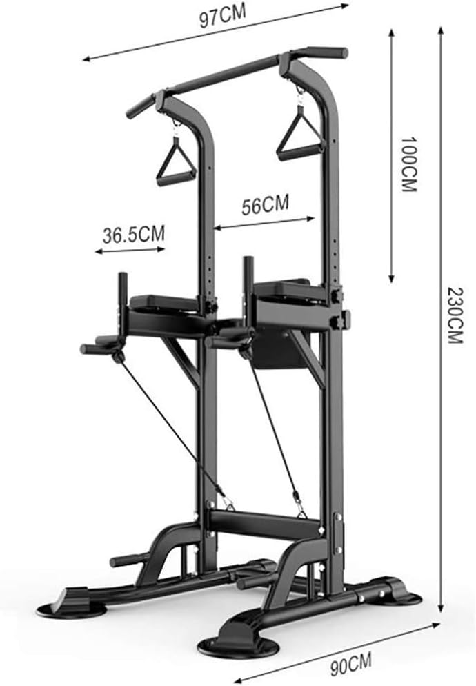 Home Weight Set Parallel Barbell Parallel Bracket Multifunctional Squat Fitness Exercise Dumbbell Rack Can Hold 300kg Strength Training Weight Bench, White