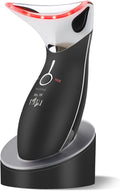 Ms.W Red Light Neck Face Massager, Facial Massager with Hot & Cold Modes for Skin Care, Vibration for Skin Tightening and Rejuvenation