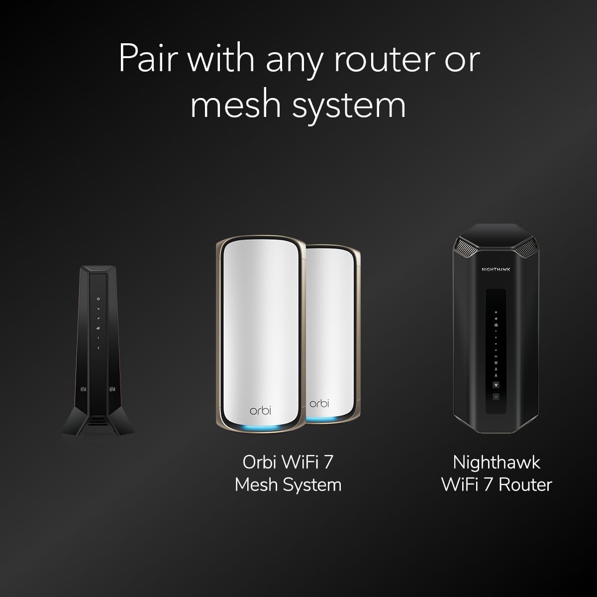 NETGEAR Nighthawk DOCSIS 3.1 Mid/high-Split Cable Modem (CM2500-1AZNAS) – Approved for Today's Faster Speeds - Works with All Cable Providers Incl. Xfinity, Spectrum, Cox - Plans up to 2Gbps