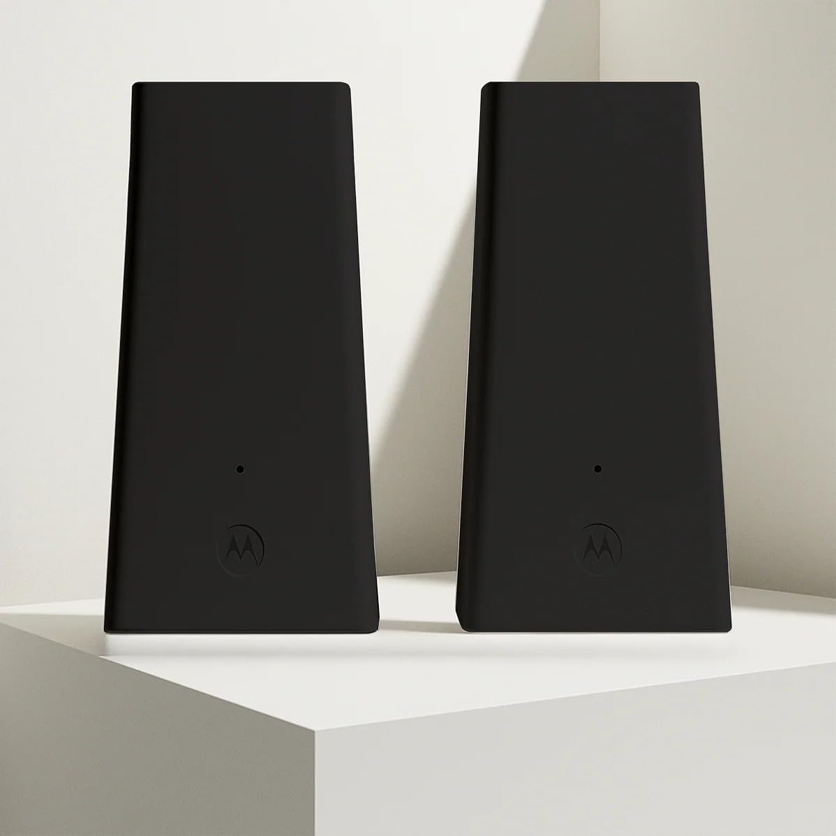 Motorola MQ20 WiFi 6E Router with Easy Mesh, Tri-Band 8.4 Gbps Speed, 3000 sq. ft Coverage, Advanced Parental Controls, Next-Gen Security & Seamless Device Management - White, Dual Pack