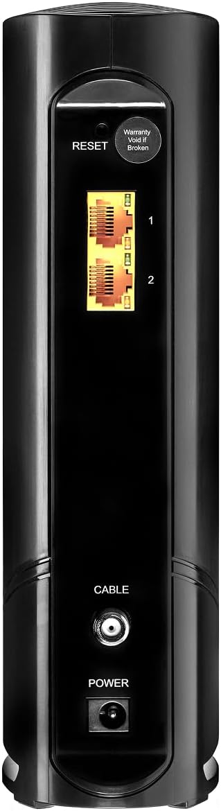 Arris (G18) - Cable Modem Router Combo - Fast DOCSIS 3.1 Multi-Gigabit WiFi 6 (AX1800), Approved for Comcast Xfinity, Cox, Spectrum & More
