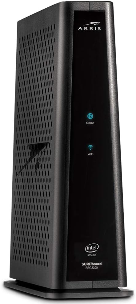 ARRIS - SURFboard DOCSIS 3.1 Cable Modem & Dual-Band Wi-Fi Router Black (Renewed)