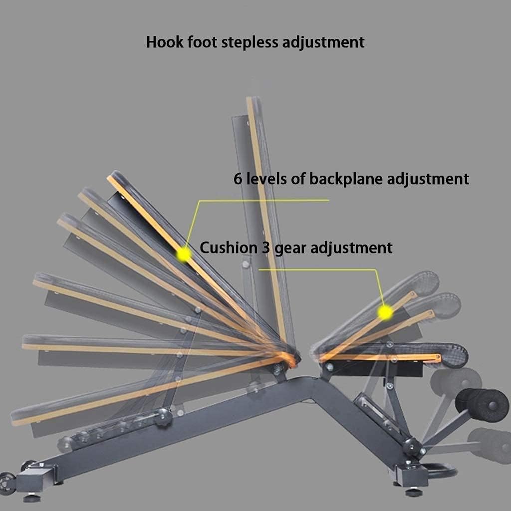Household Multifunctional Dumbbell Bench Stands Squat Rack Bench Bench Set Home Fitness Equipment Multifunction Bench Set for Weight Lifting Barbell
