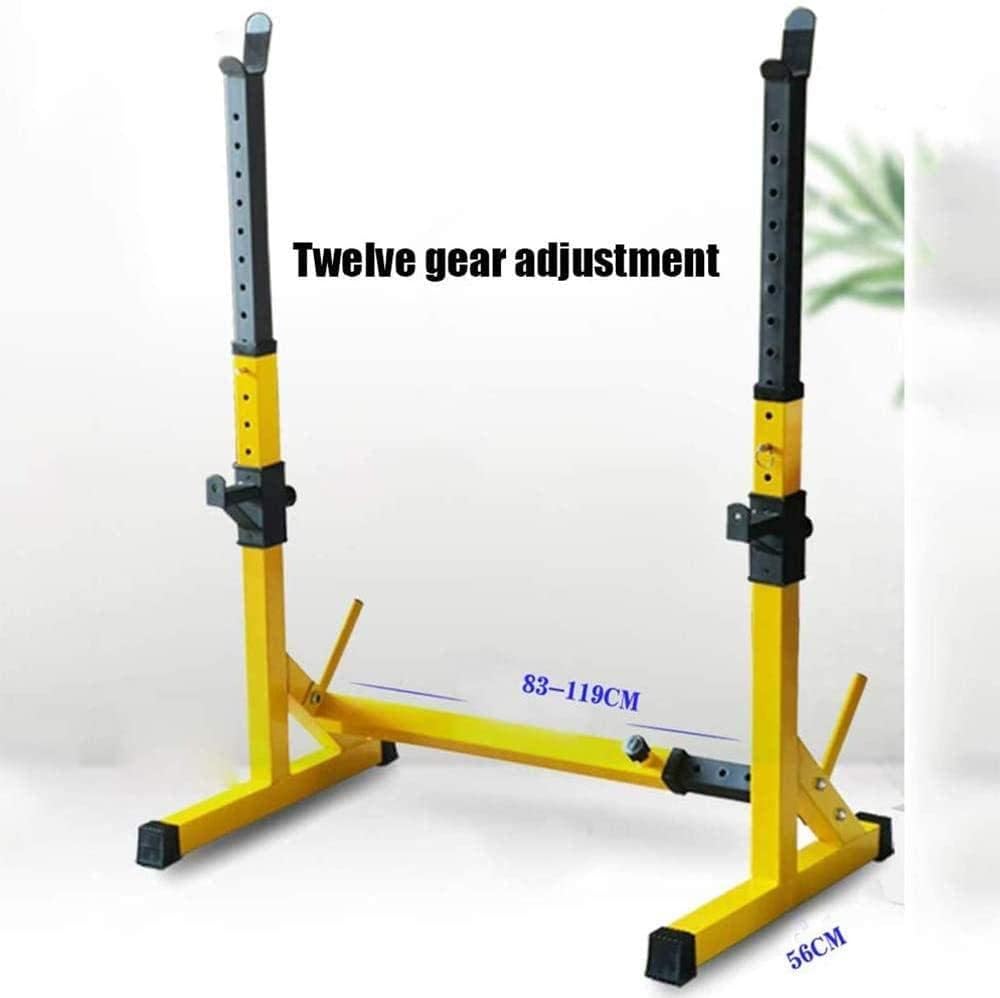 Adjustable Squat Rack Weight Table Home Bench Press Weight Bench Barbell Rack Fitness Exercise Set Bench Press Dumbbell Rack