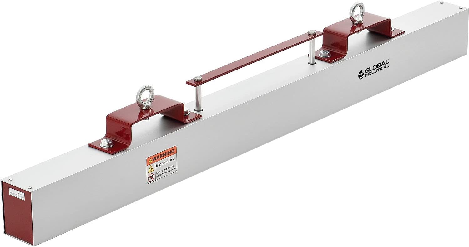 Global Industrial 48'W Hang-Type Magnetic Sweeper With Forklift Hanger