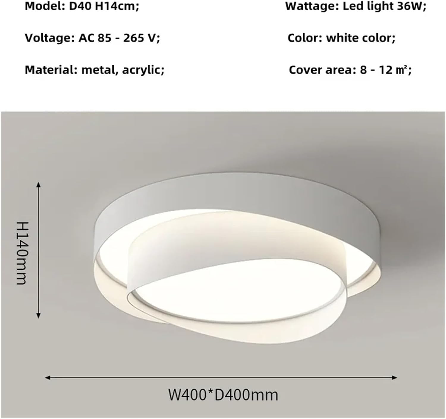 Modern Pure White Led Ceiling Light Nordic Minimalism Lustre Luminarias Bedroom Ceiling Mounted Lamp New Cream Style Indoor Lamp