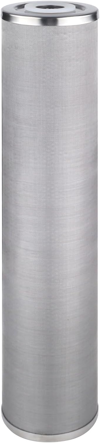 Stainless Steel Re-Cleanable Wire Mesh Filter Cartridge 20 'Length,4.5 'OD(10 Micron)