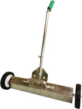 24' Rolling Magnetic Sweeper with Wheels, 1000 Gauss Heavy Duty Metal Pick Up, 33 Lb Telescoping Magnetic Pickup Tool, 35.4-55in Adjustable Rod, for Workshop