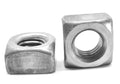 5/16'-18 Coarse Thread Grade 2 Regular Square Nut Low Carbon Steel Plain Finish Pk 2500