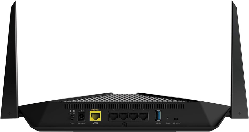 NETGEAR AX3000 Nighthawk AX4 Router New Retail, RAX40-100PES (New Retail Band WiFi 6 4-Stream)
