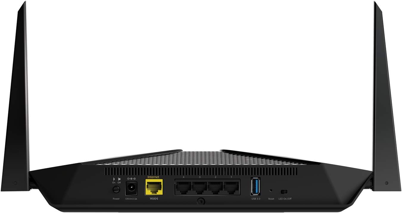 NETGEAR AX3000 Nighthawk AX4 Router New Retail, RAX40-100PES (New Retail Band WiFi 6 4-Stream)